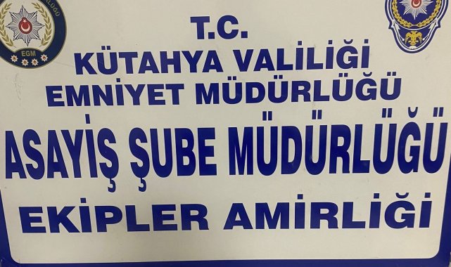 Kütahya'da 150 şahıs ve 75 aracın GBT kontrolü ve denetimi yapıldı
