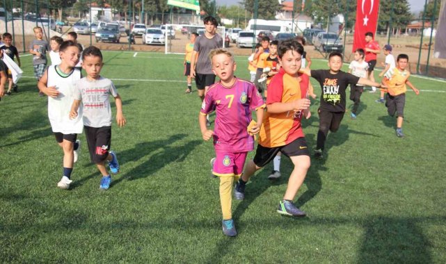 Mahalleli çocuklar spor yapma imkanına kavuştu