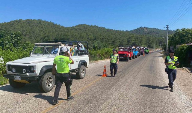 Marmaris'te jeep safarilerine sıkı denetime alındı