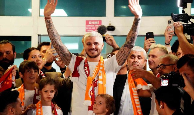 Mauro Icardi, İstanbul'a geldi