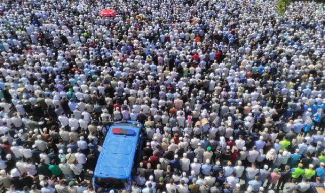 Menzil cemaati lideri Abdülbaki El Hüseyni, son yolculuğuna uğurlandı