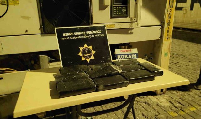 Mersin Limanı'nda 11 kilogram kokain ele geçirildi