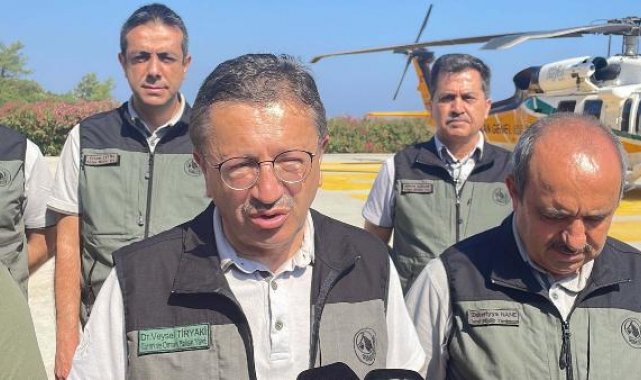 Milas'taki orman yangınında 170 hektar alan yandı, Nefes 72 sorti yaptı