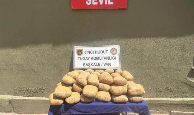 MSB: Van hudut hattında 130 kilo esrar ele geçirildi