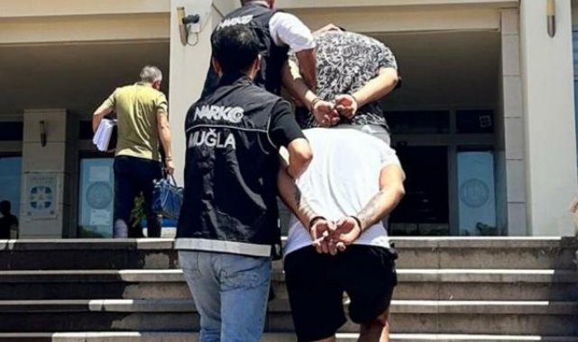 Muğla'daki uyuşturucu operasyonunda yakalanan 2 kardeşe tutuklama