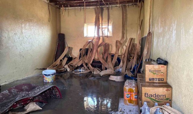 Müştemilatta alev alan tüp yangın çıkardı