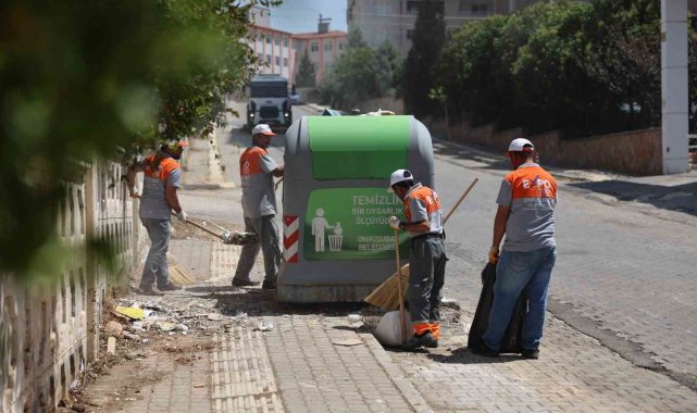 Onikişubat'ta temizlik çalışmaları