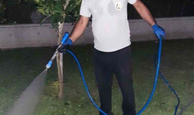 Ortaca'da haşere ile mücadele devam ediyor
