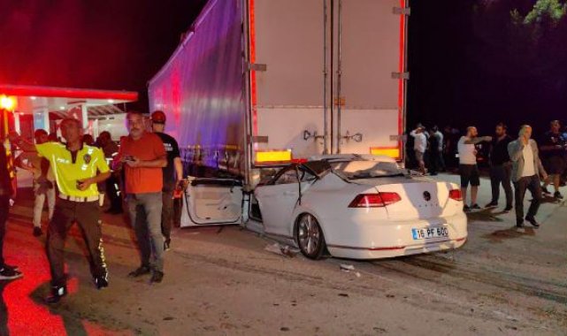 Otomobil sürücüsü kuzeninin öldüğü kazada, TIR şoförü serbest