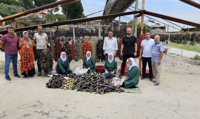 Patlıcan Vadisi'nde renkli görüntüler