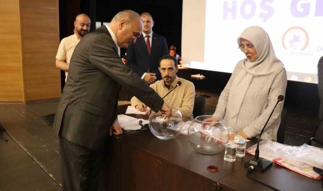 Pazarcı esnafının yerleri kura ile belirlendi