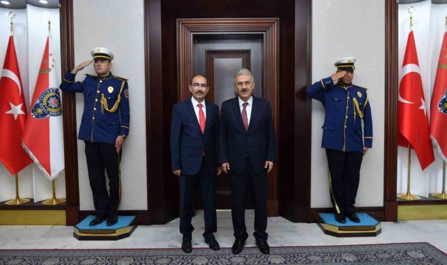 Rektör Beydemir, Emniyet Genel Müdürü Ayyıldız ile bir araya geldi
