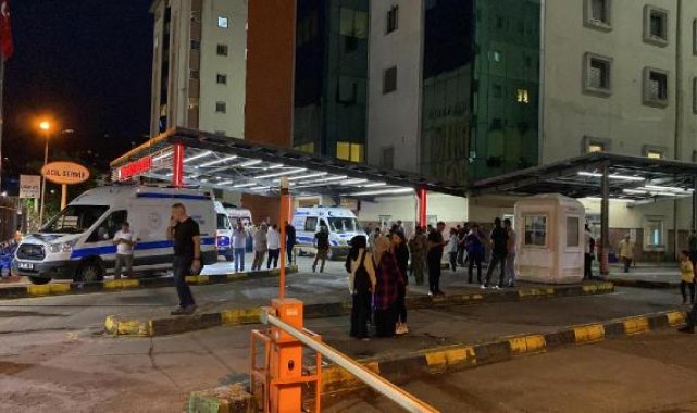 Rize Devlet Hastanesi Acil Servisi'nde silahlı saldırı: 5 yaralı; o anlar kamerada