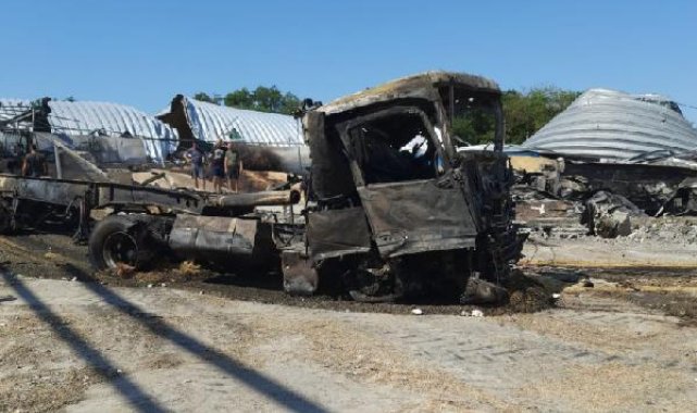 Rusya'dan Odessa'ya hava saldırısı: 100 ton bezelye ve 20 ton arpa imha edildi