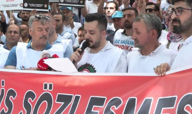 Sağlıkçılardan İstanbul İl Sağlık Müdürlüğü önünde eylem