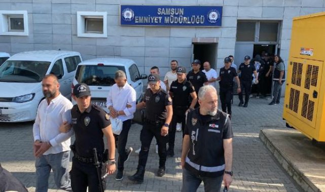 Samsun'da, silahlı suç örgütü lideri ve 3 kişiye ev hapsi cezası