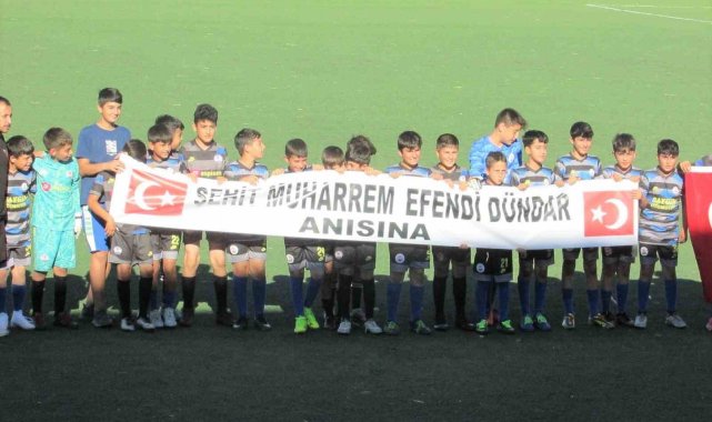 Şehit Muharrem Efendi Dündar anısına futbol turnuvası düzenlendi