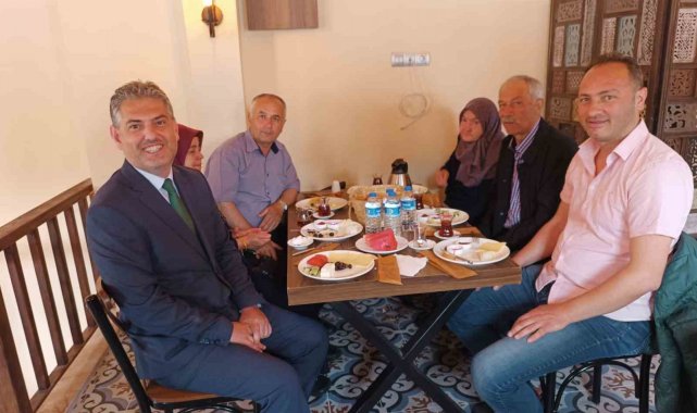 Şehit ve gazi yakını aileler sabah kahvaltıda buluştu