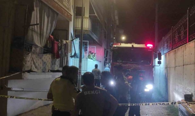 Selçuk'ta bir evde patlama: Panikleyen adam balkondan atladı