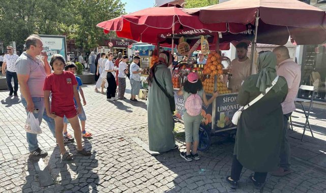 Sıcak havayı gören 'sifon limonataya' koşuyor