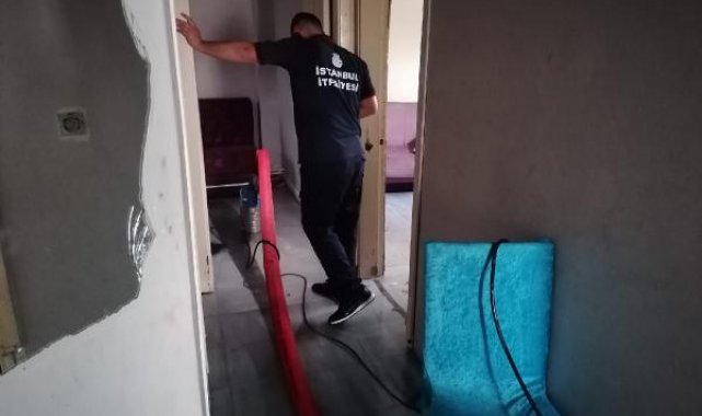Silivri'de sağanak yağış etkili oldu