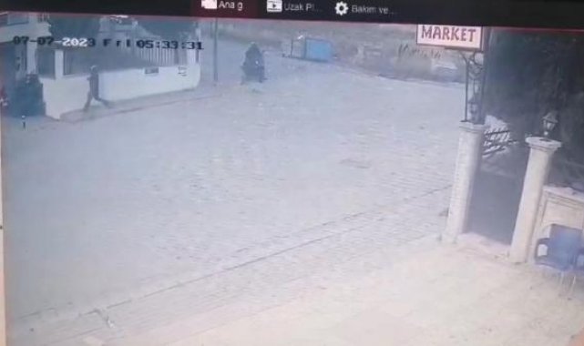 Silivri'de saniyeler içinde motosiklet hırsızlığı kamerada