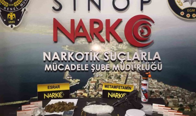 Sinop'ta uyuşturucu ticaretine 2 tutuklama