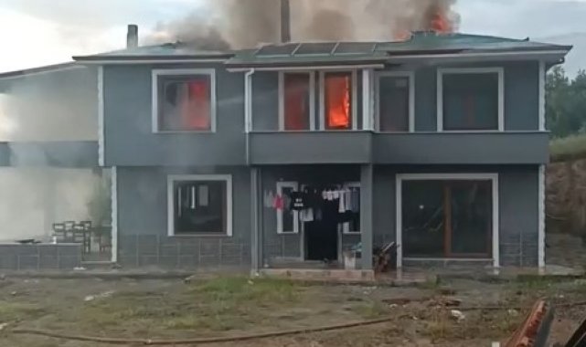 Sobayı benzinle yakmak istedi, evi yaktı