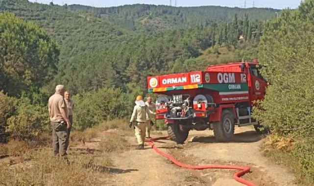 Sultangazi Kent Ormanı'nda yangın