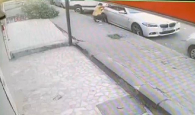 Sultangazi'de hayalet ekran hırsızlığı kamerada