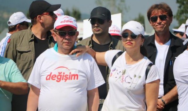 Tanju Özcan'ın Ankara'ya başlattığı 'Değişim ve Adalet' yürüyüşünde ikinci gün