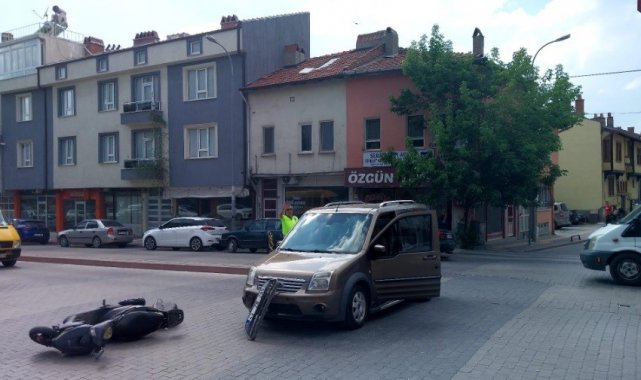 Tavşanlı'da trafik kazası;1 Yaralı
