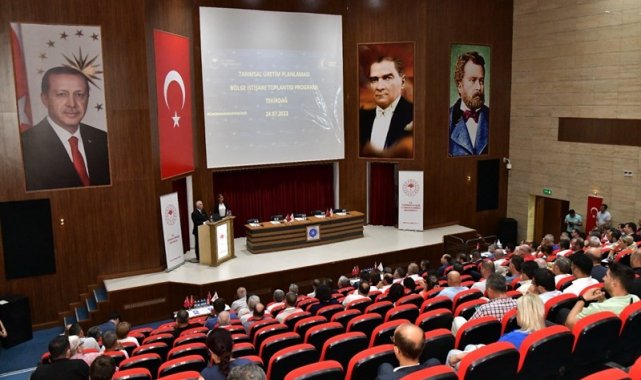Tekirdağ'da tarımsal üretim planlaması toplantısı yapıldı