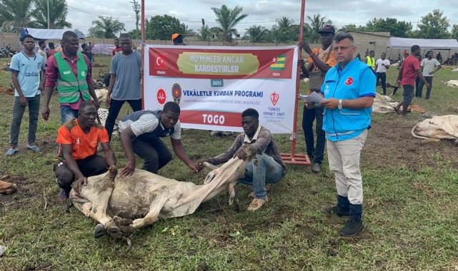 Togo'da yaşayan Müslümanlar Türk halkına minnettar