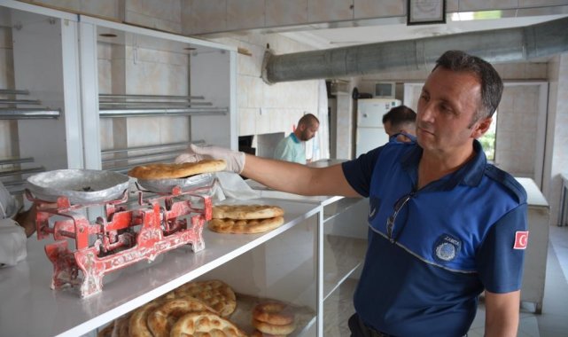 Tokat'ta ekmek gramajı denetimi yapıldı