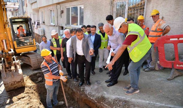 Trabzon kent merkezinde içme suyu altyapı çalışmaları devam ediyor