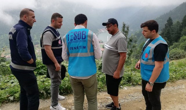 Trabzon'da turizm sezonunda denetimler aralıksız sürüyor