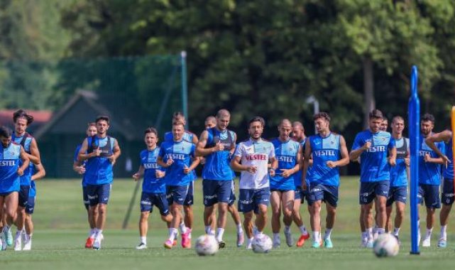 Trabzonspor'da yeni sezon hazırlıkları sürüyor