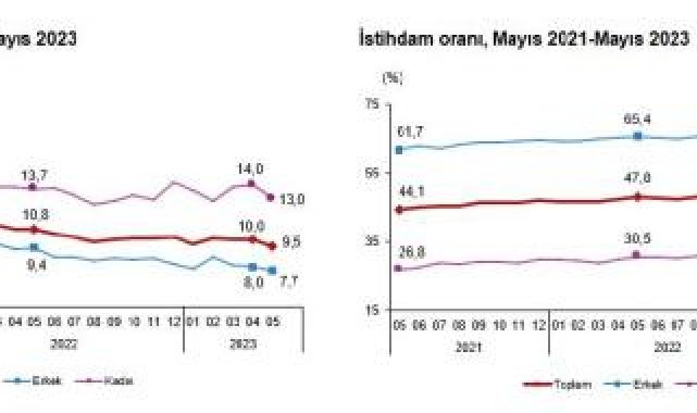 TÜİK: İşsizlik oranı mayısta azaldı
