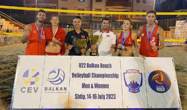 Türkiye, U22 Plaj Voleybolu Balkan Şampiyonası'nda namağlup şampiyon