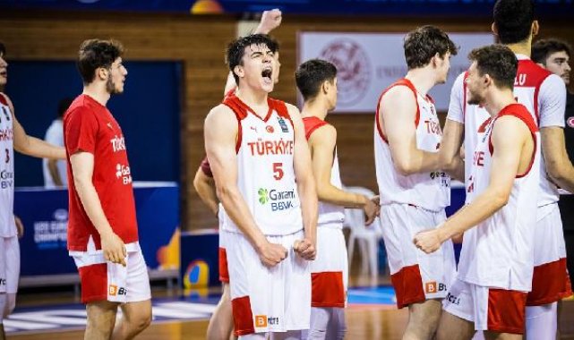 U20 Erkek Basketbol Milli Takımı, Avrupa Şampiyonası'nda son 16 turuna yükseldi