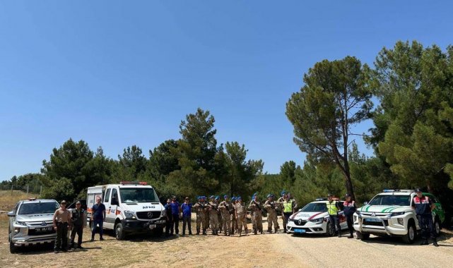 Uşak'ta orman yangınlarına karşı çalışma gerçekleşti