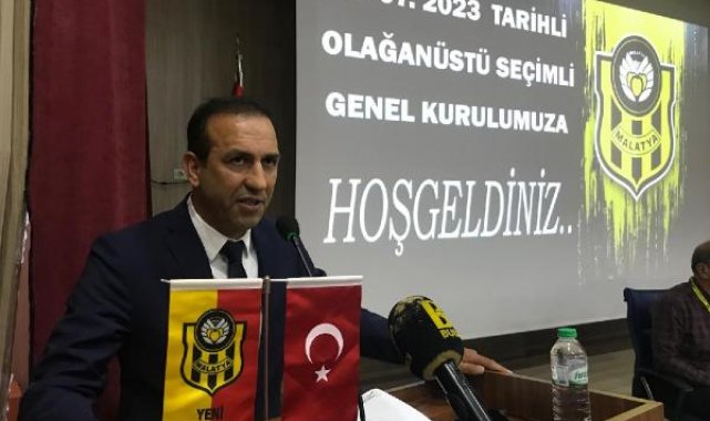 Yeni Malatyaspor'da genel kurul yapıldı; Adil Gevrek başkan oldu