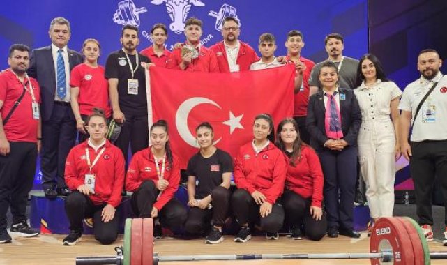 Yıldızlar Avrupa Halter Şampiyonası'nda milli sporcular, 47 madalya kazandı