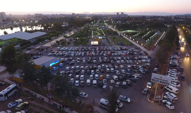 Yüreğir'de arabada sinema günleri başlıyor