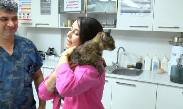 Yürüme yetisini kaybeden 'Zeytin' implant protez ile sağlığına kavuştu