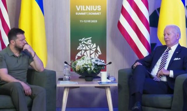 Zelenski, ABD Başkanı Biden ile görüştü