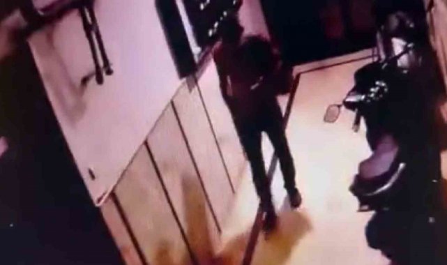 14 saniyede bisikleti çaldı