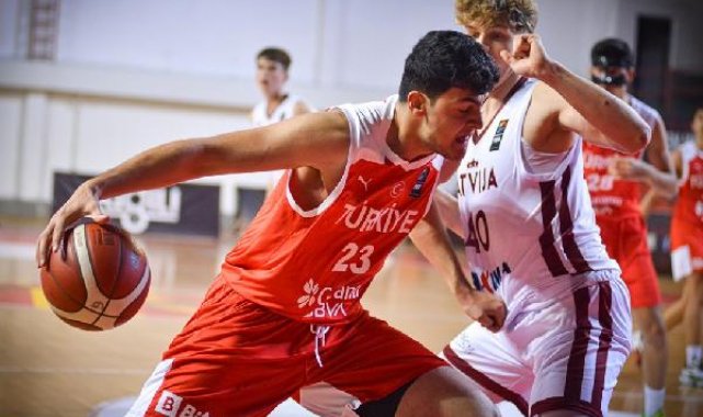 16 Yaş Altı Erkek Milli Takımı, Letonya'yı 75-57 mağlup etti