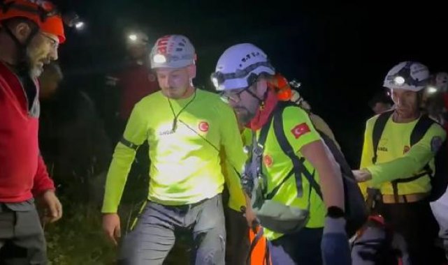 20 metre yükseklikten dere yatağına düştü; 2 saat sonra kurtarıldı